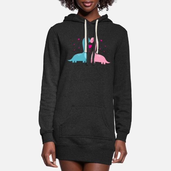 Kids picture dinosaur couple in love 